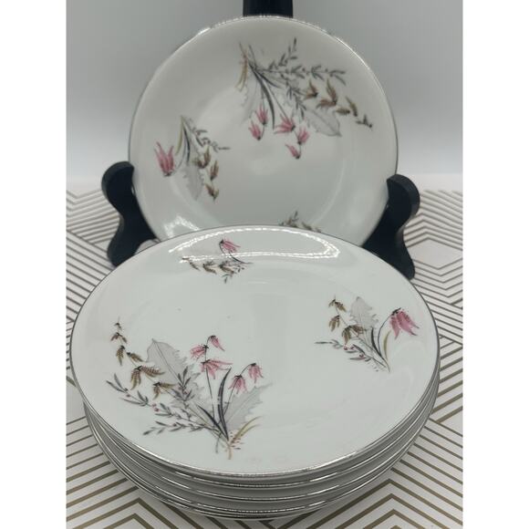 Mountain Bell Royal Duchess 6" Bread Plates Cottage-core Bavaria Germany Set 6 - Picture 1 of 5